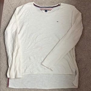 Tommy Hilfiger Off white long sleeve t-shirt